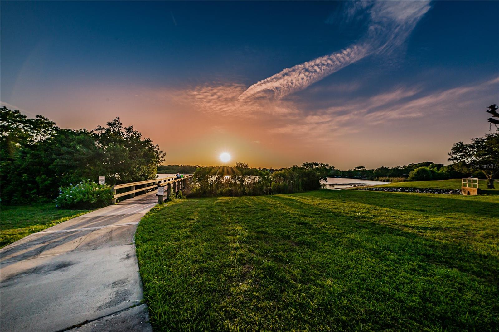 Community Dock sunset