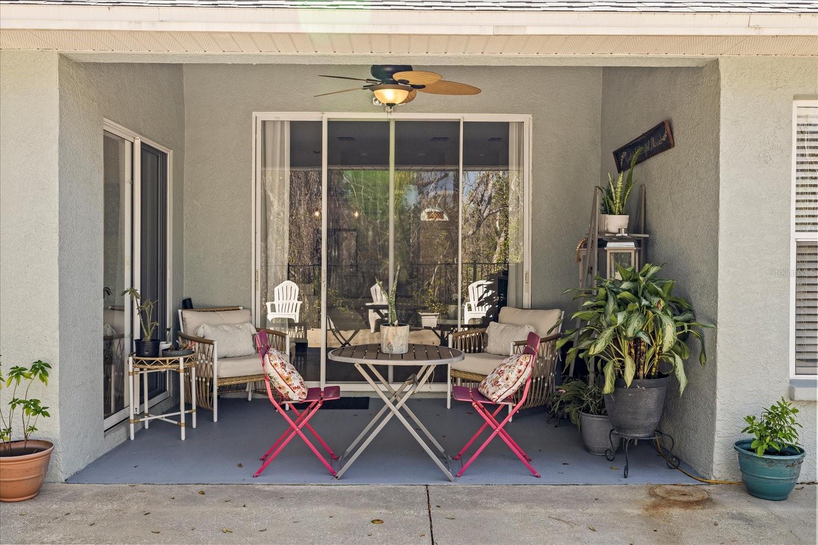 Back Yard Open Patio