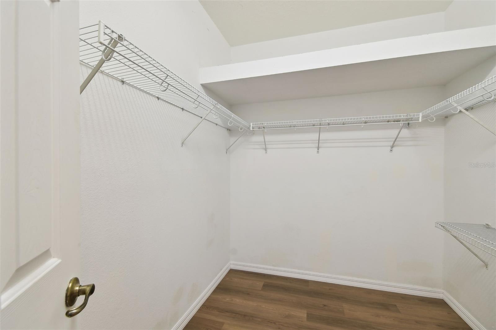 One of Two Primary Closets