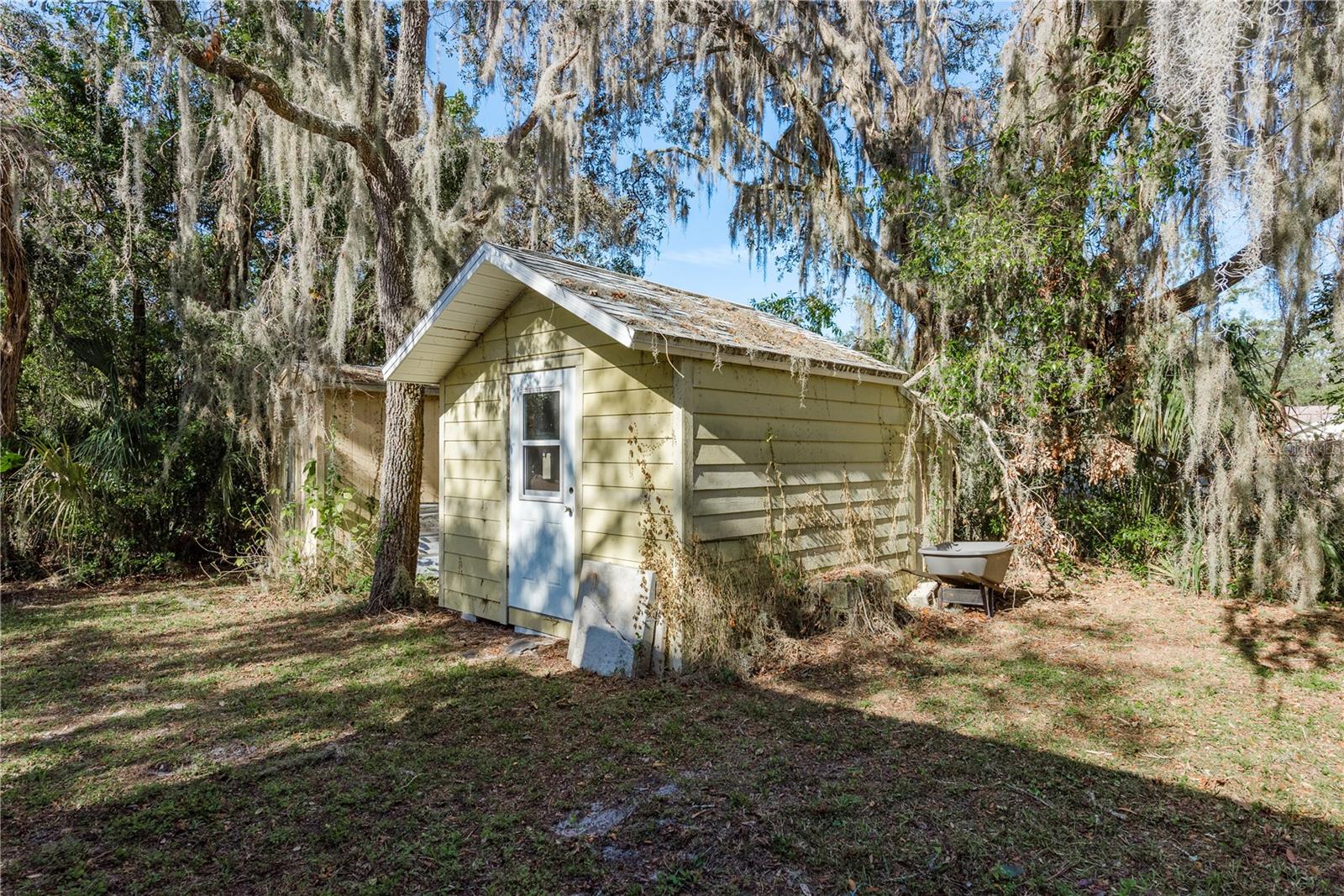 Shed for storage