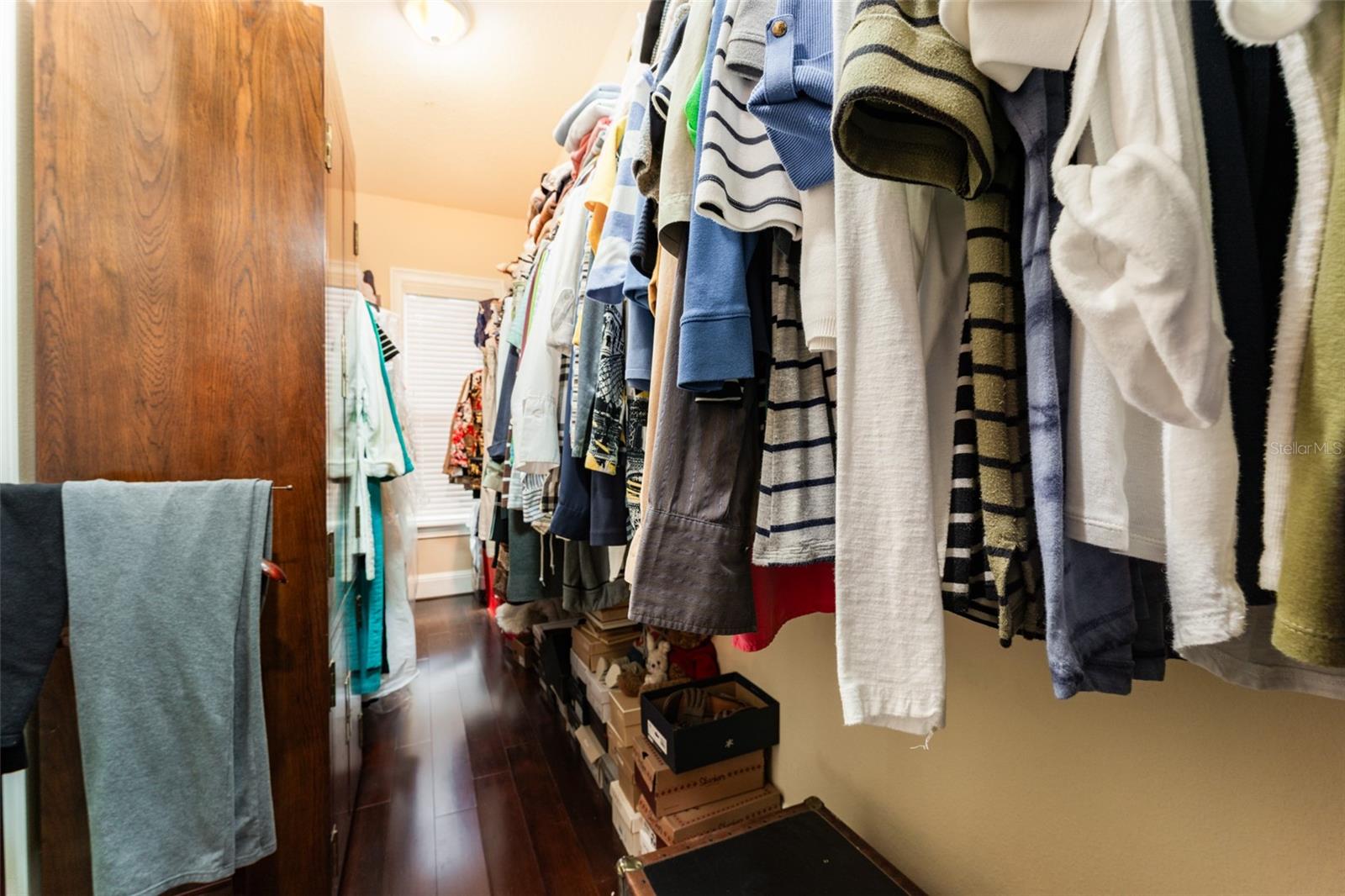 Primary Suite 2 Walk in Closet with Built ins