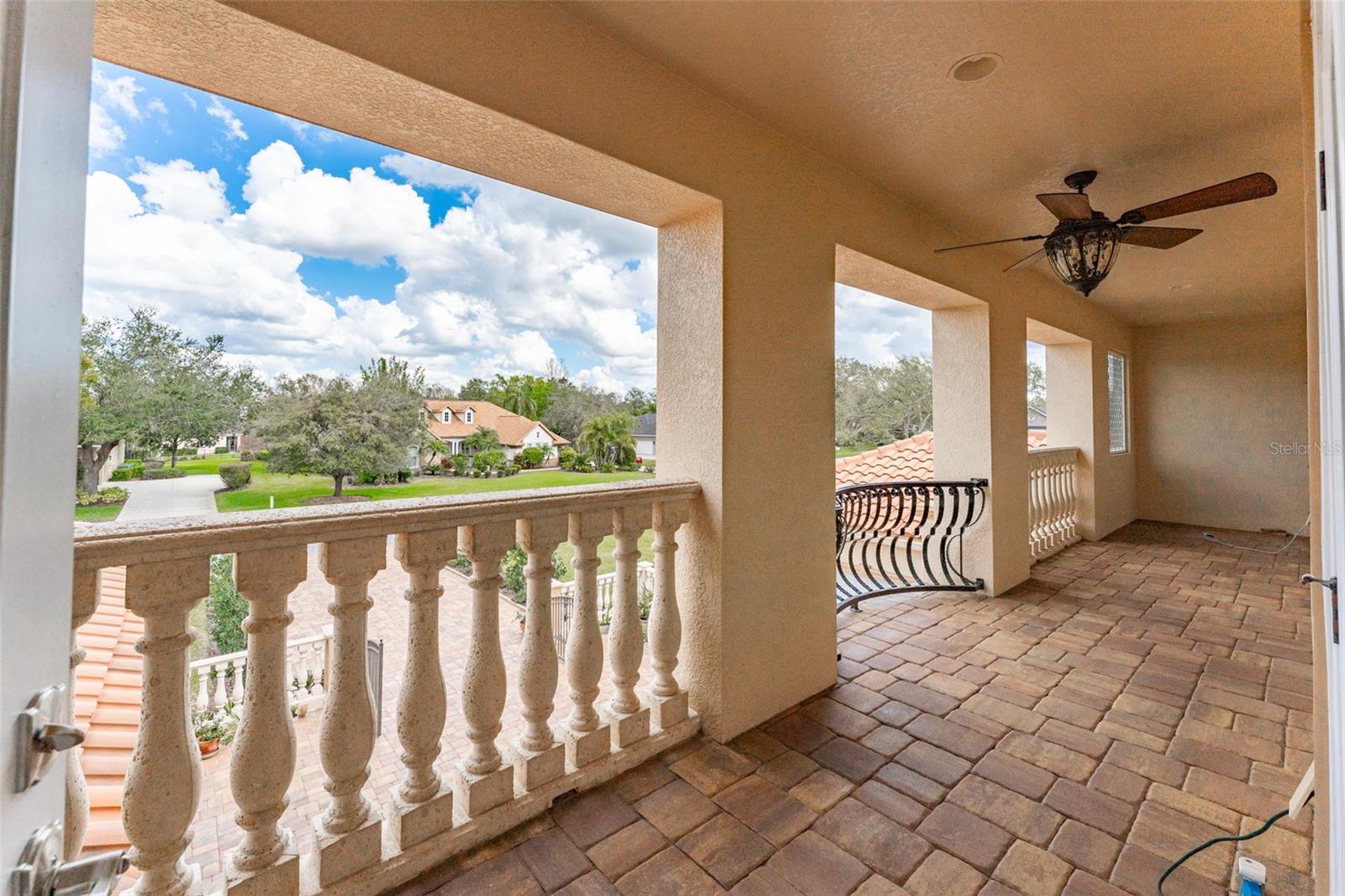 Upstairs Front Facing Balcony with Entrance From Bed 5 and Foyer