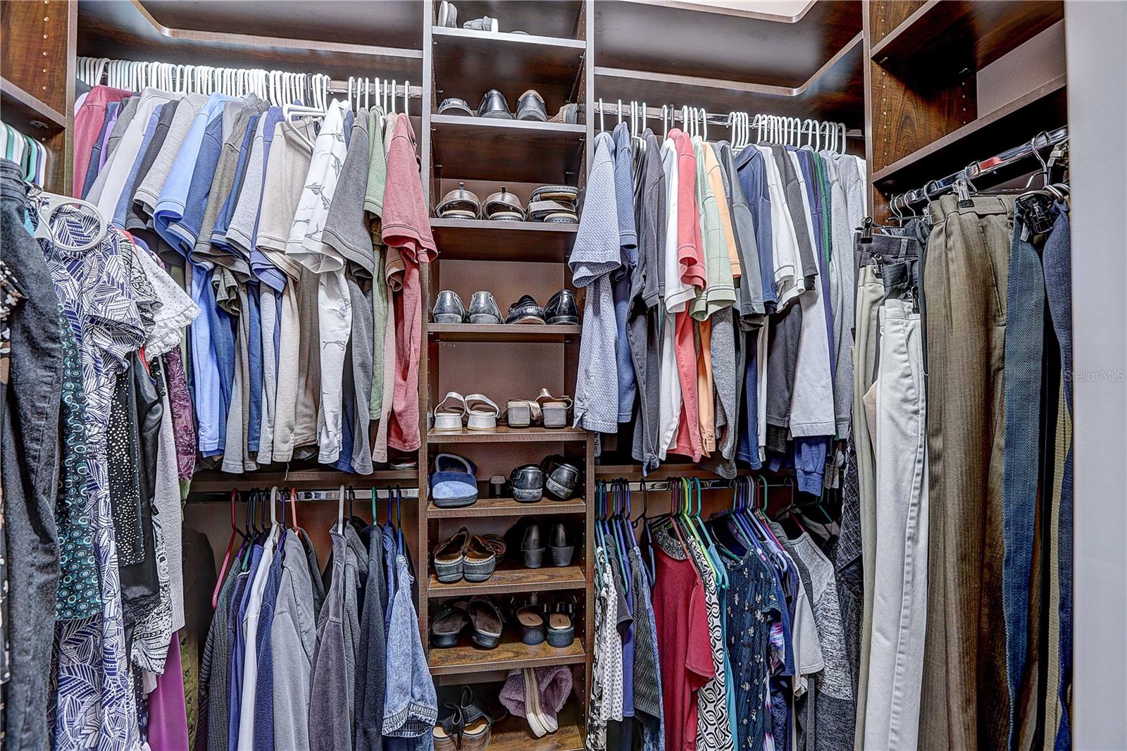 Primary Closet with Built-Ins