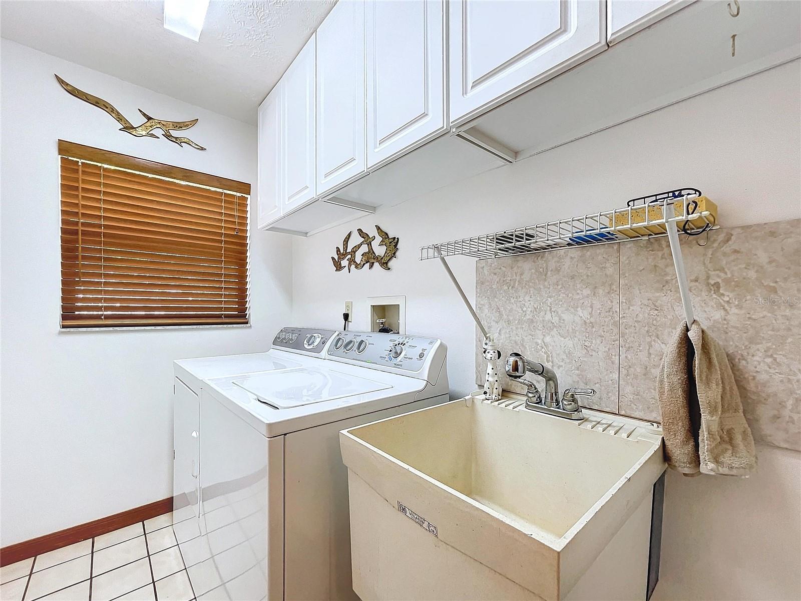 Indoor laundry room