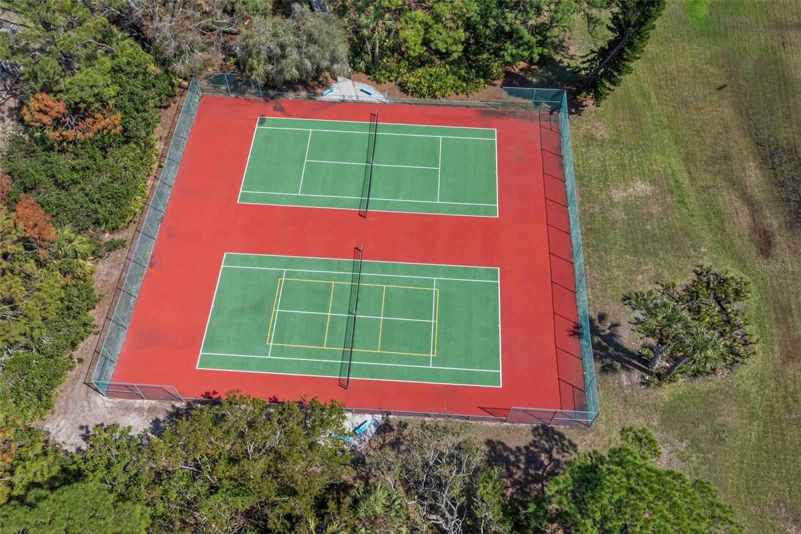 It is wonderful to have your very own tennis courts!