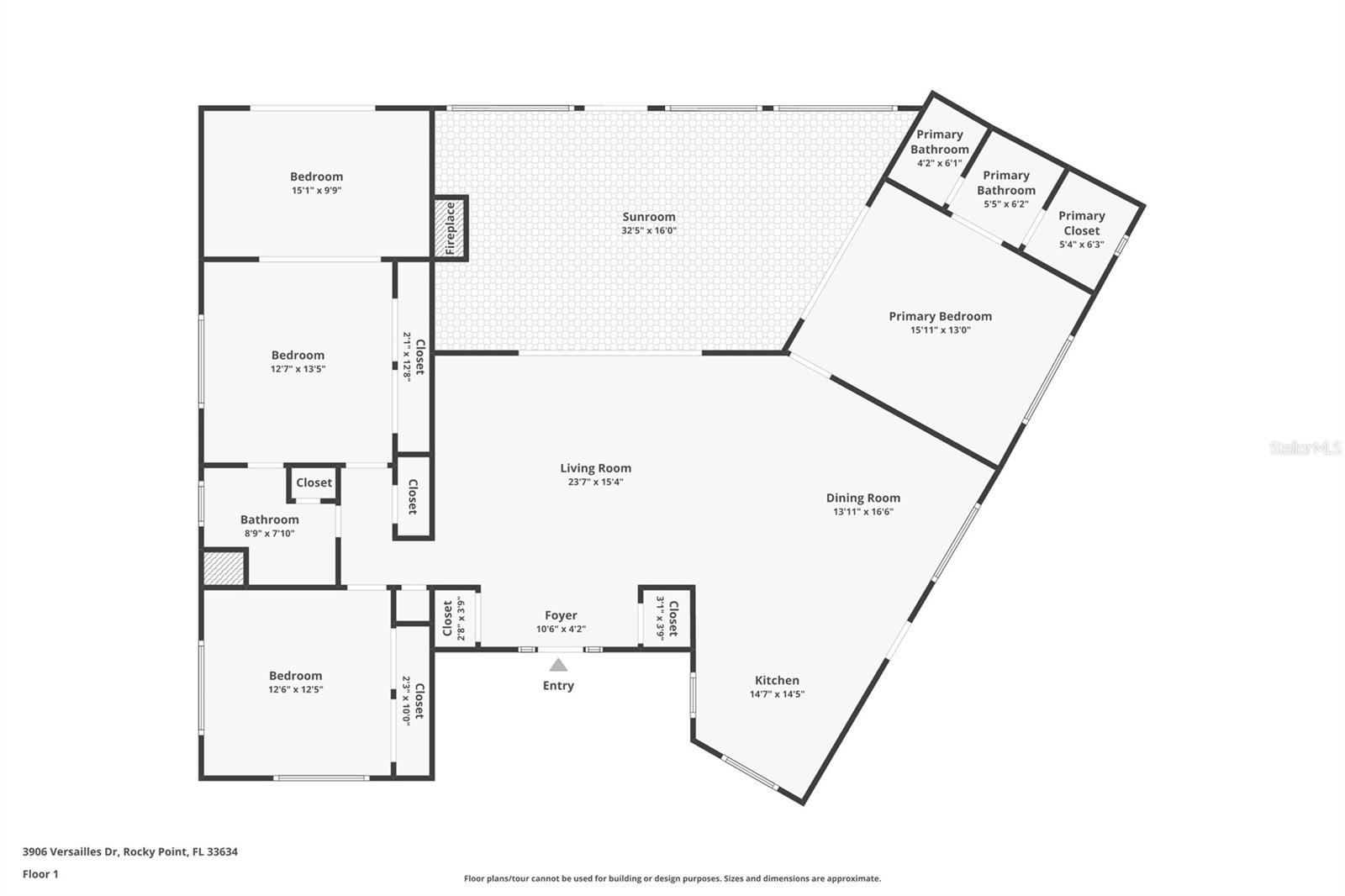 Distinctive floorplan