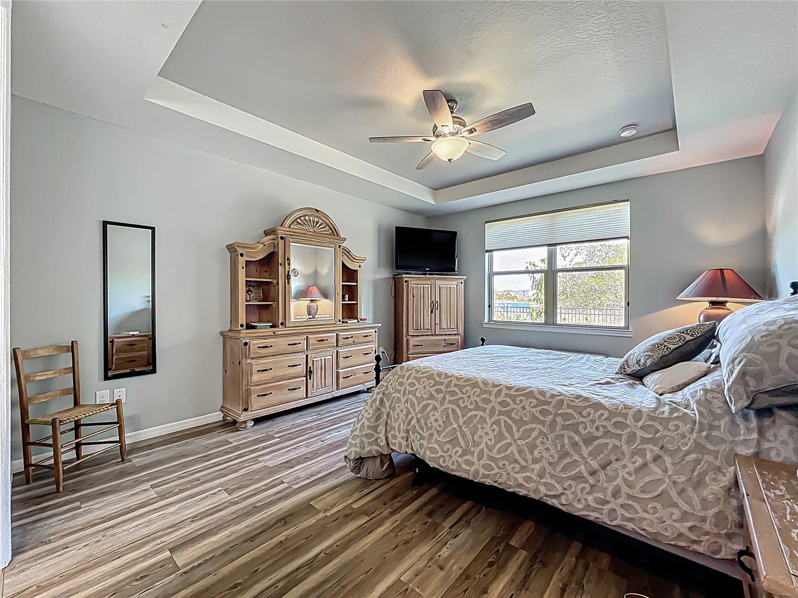 Primary Bedroom with water view