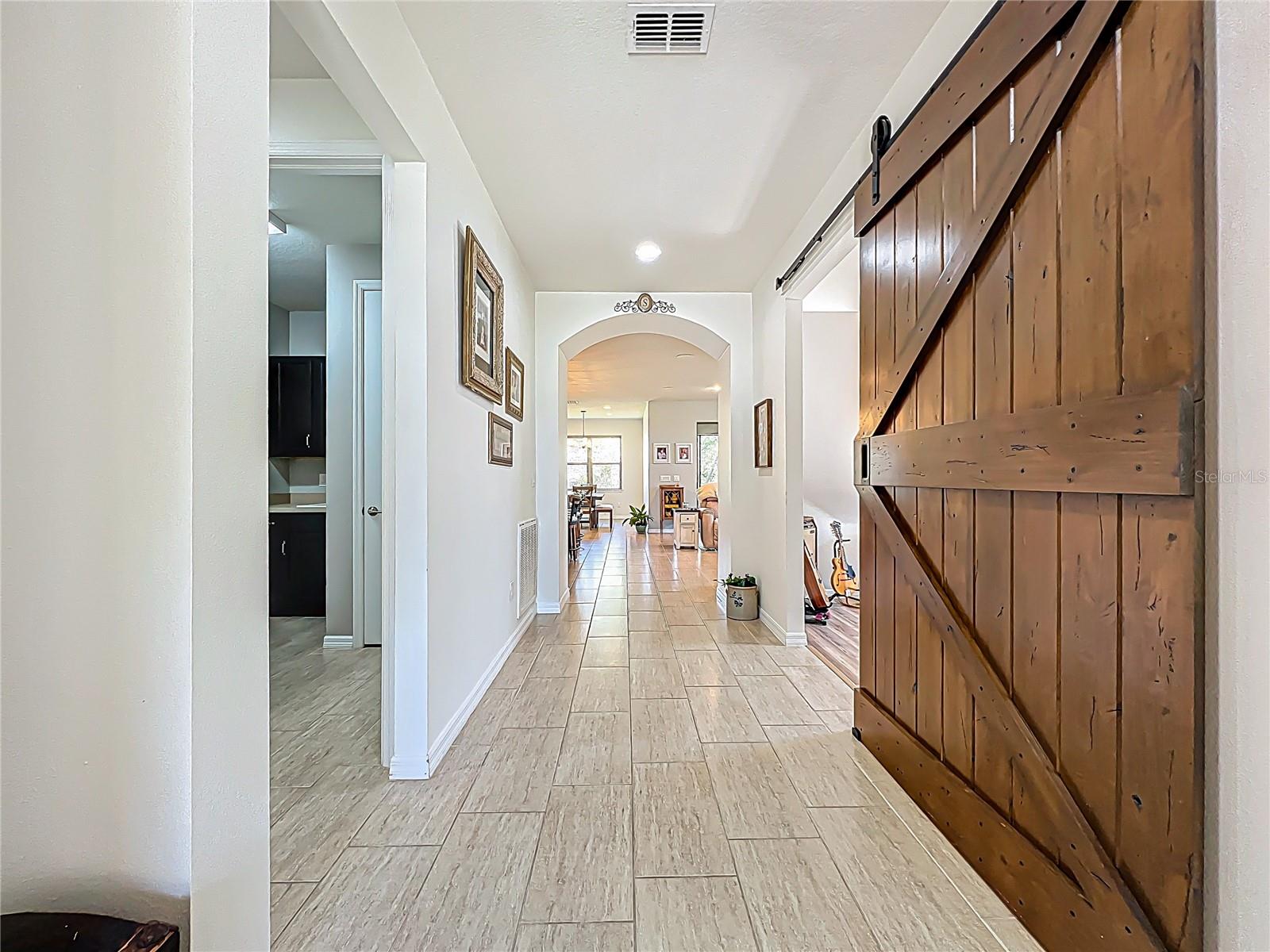 Barn Door to Office/Den