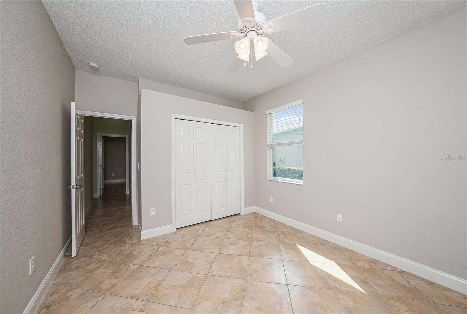 Spacious 3rd Bedroom with built-in modular closet