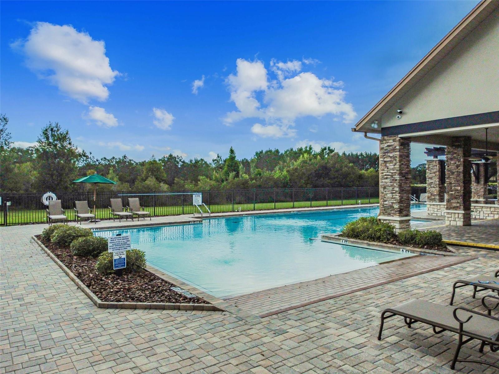 Community resort-style pool