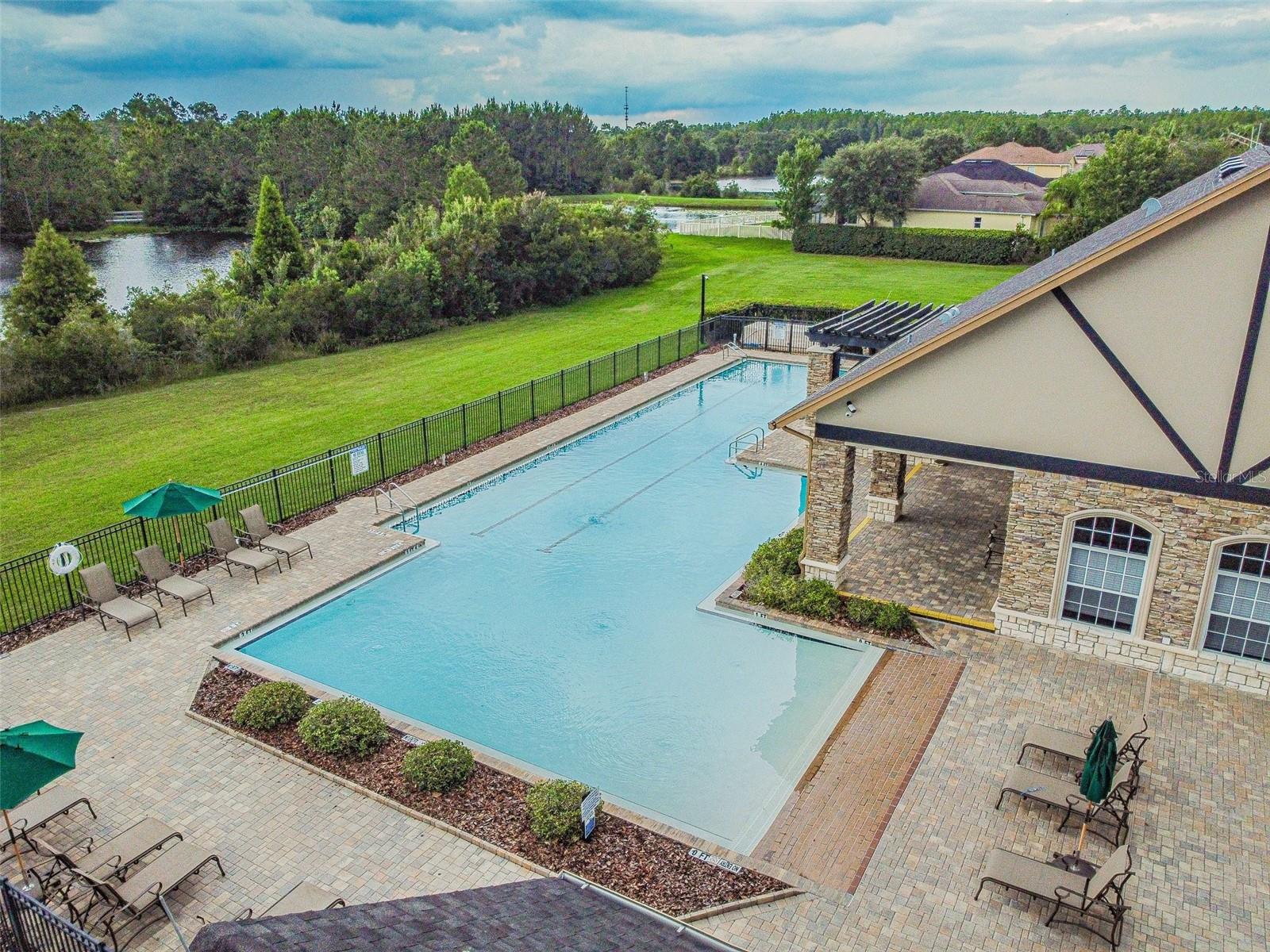 Community resort-style pool