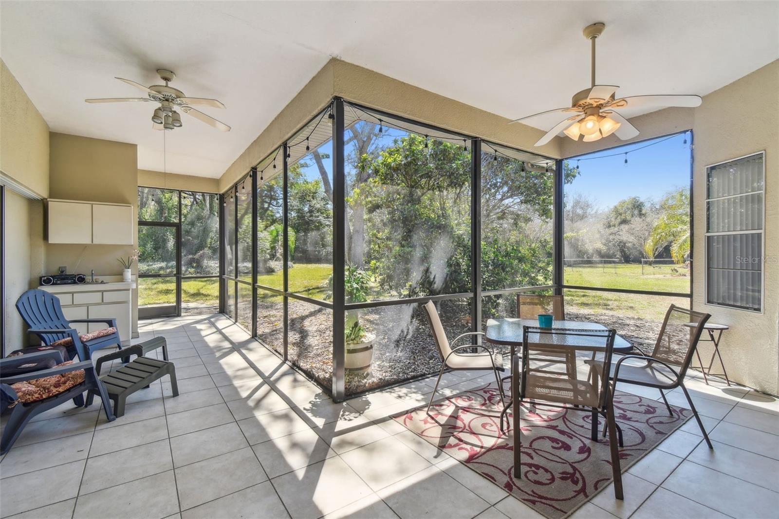 Screen in porch with Wet Bar