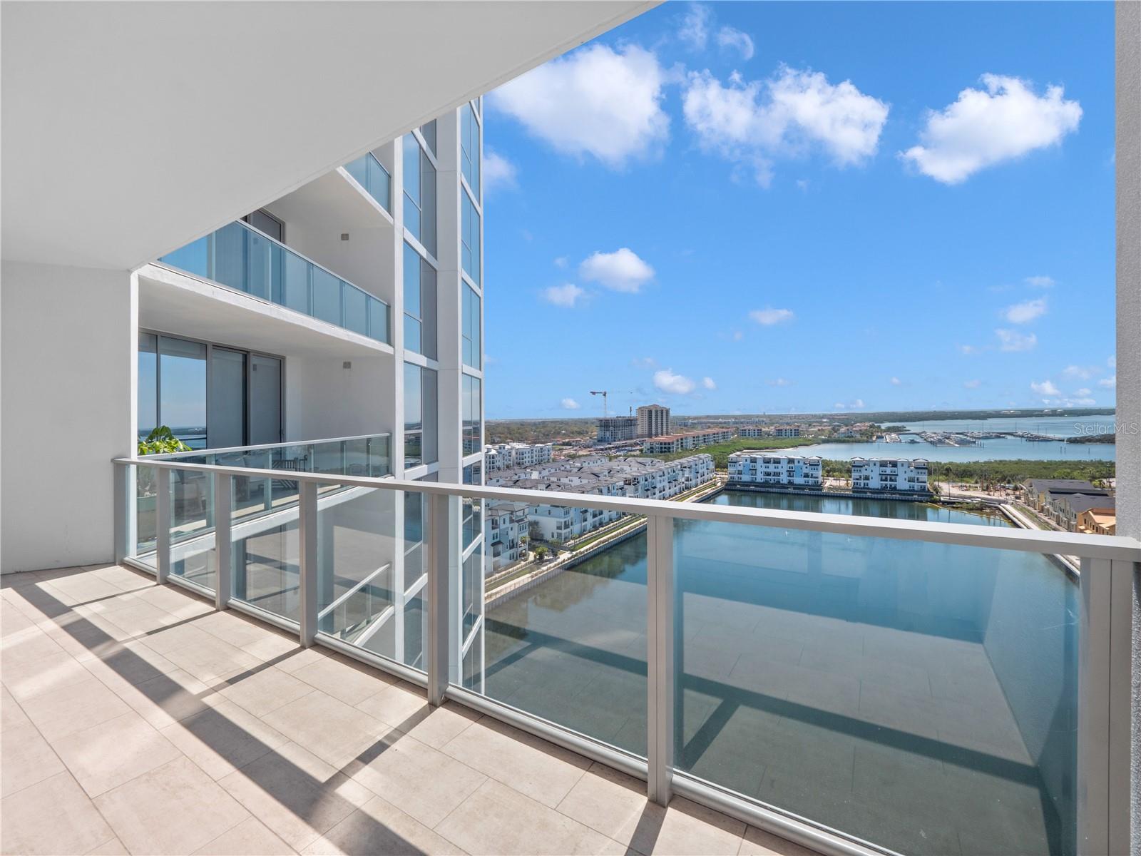 Balcony just off the Master Bedroom and bathroom with even more amazing views