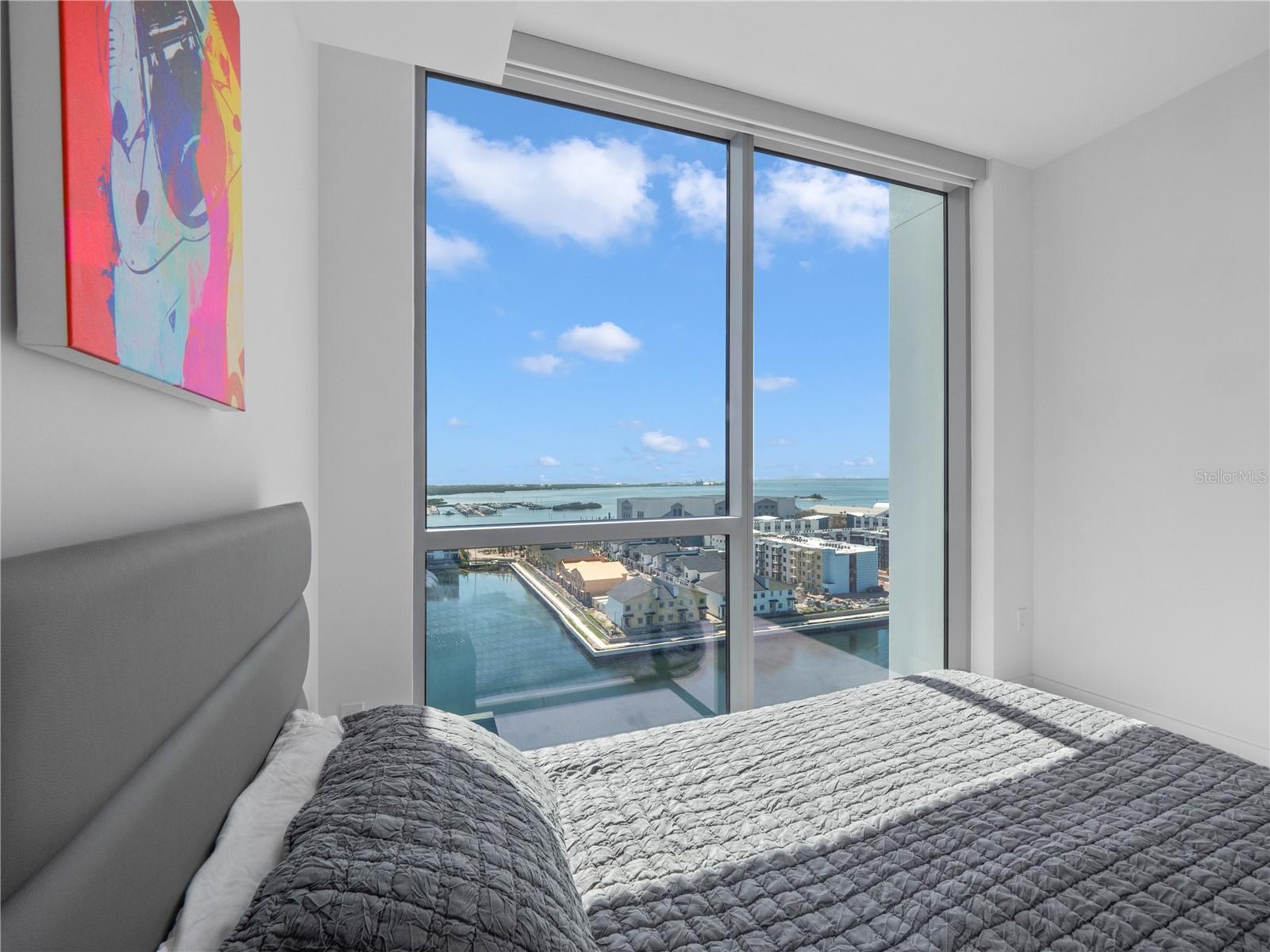 Guest bedroom with a view