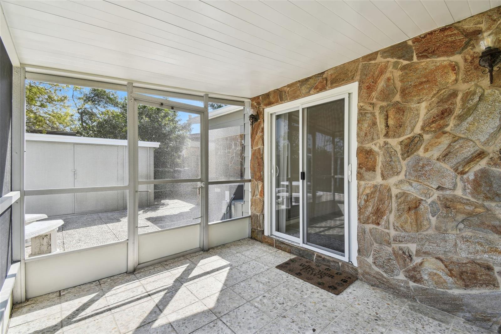 Screened porch