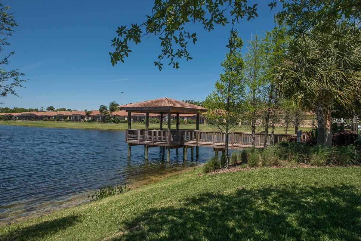 One of the many communities ponds