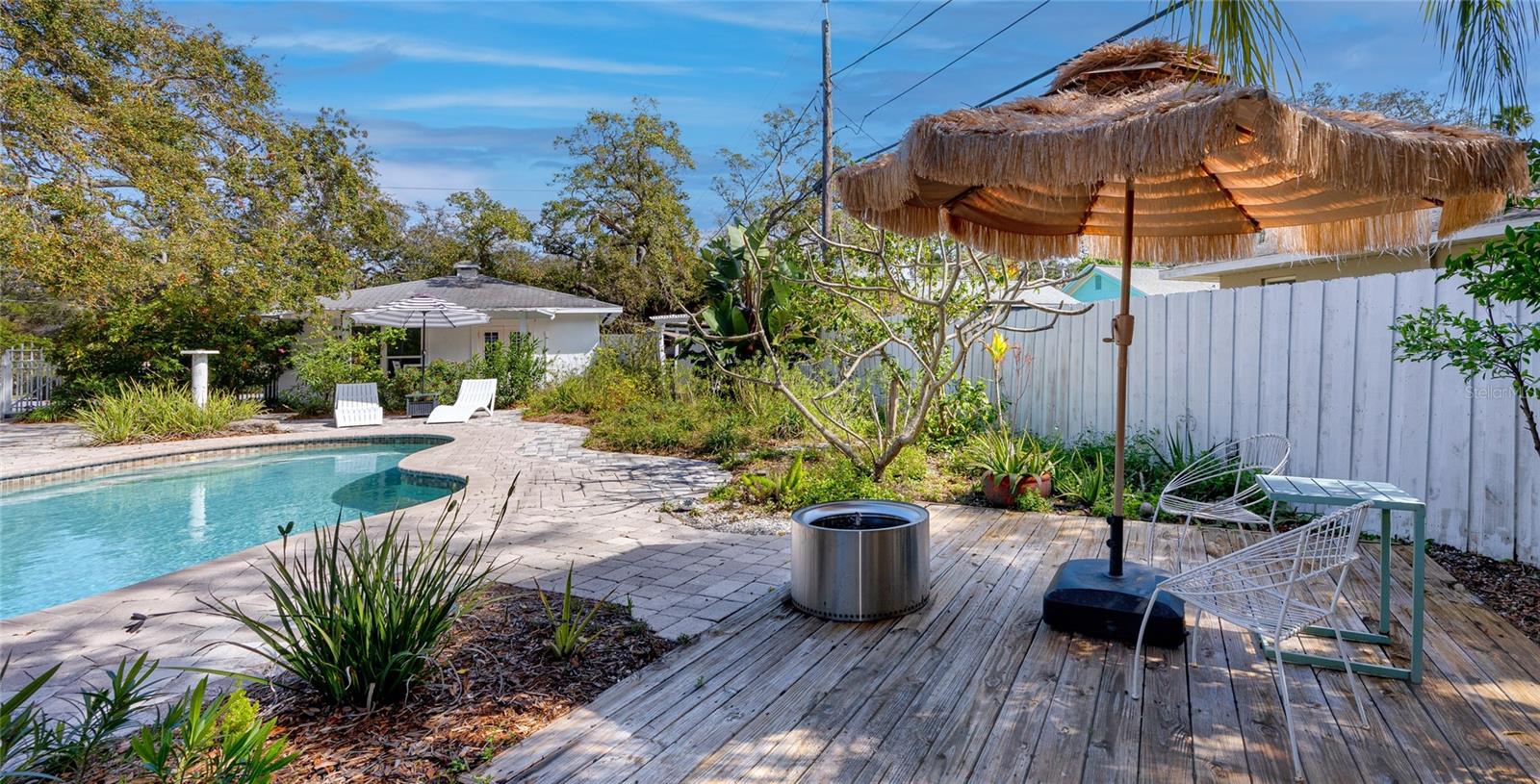 Patio Area With Garden