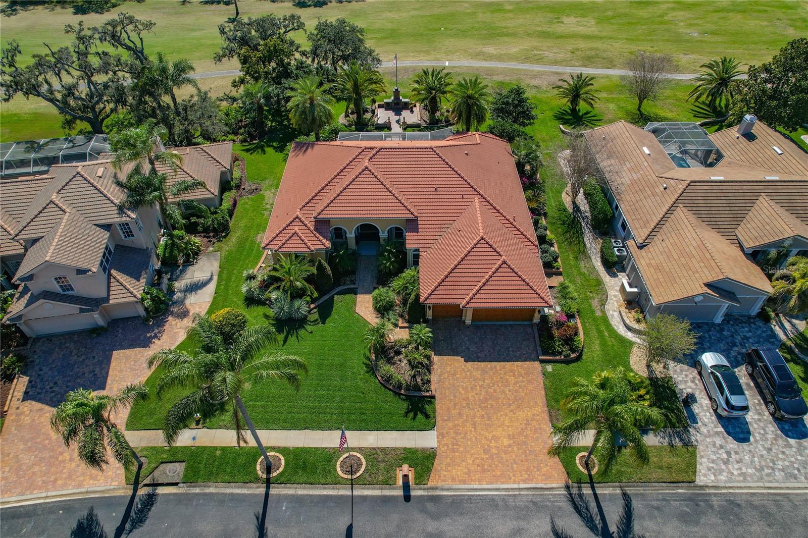 Aerial view of Home