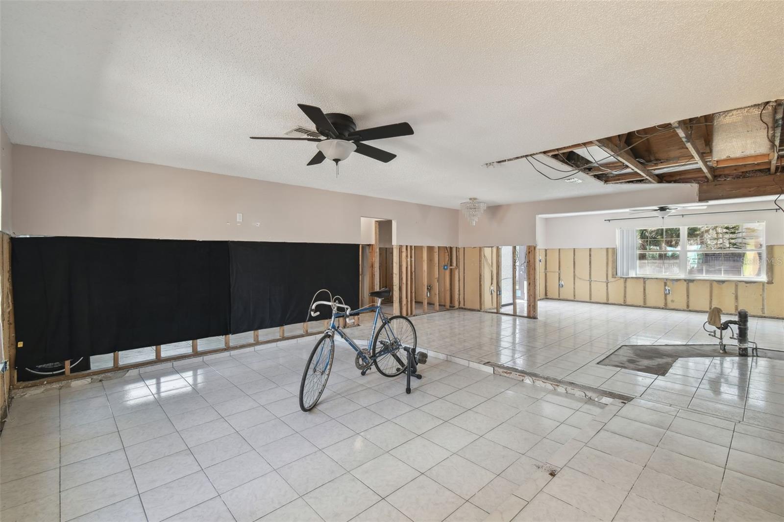 Front entrance looking into living room area