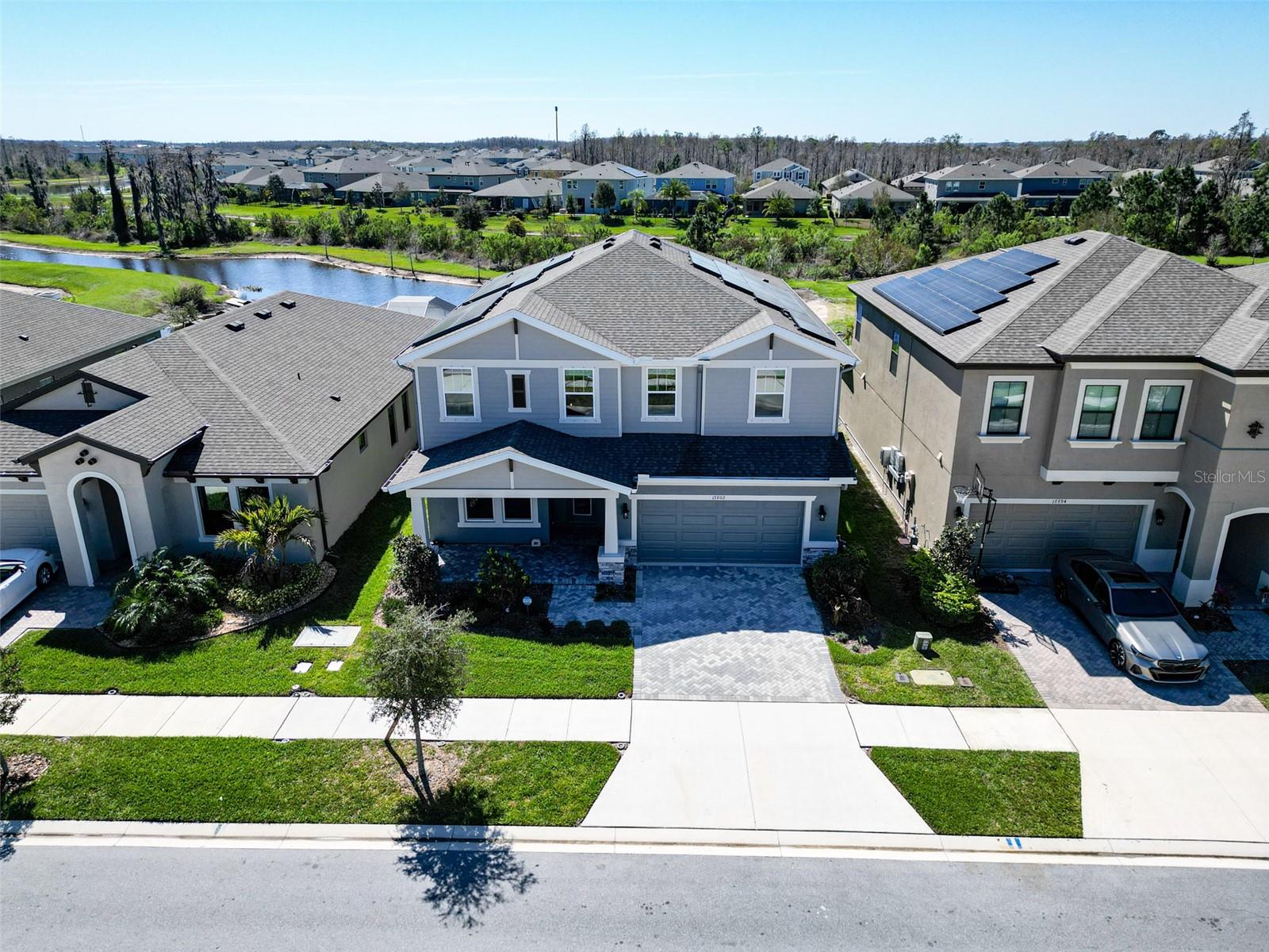 Aerial Front Exterior