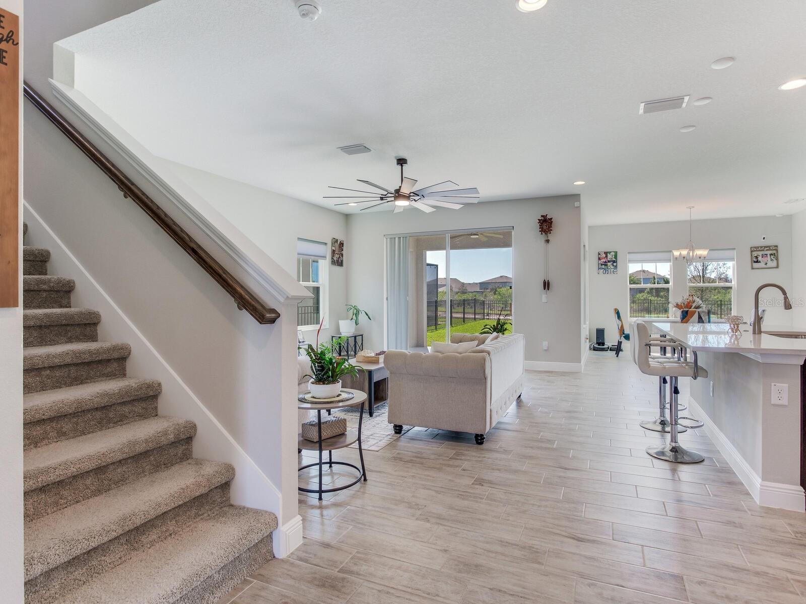 Foyer View To Great Room