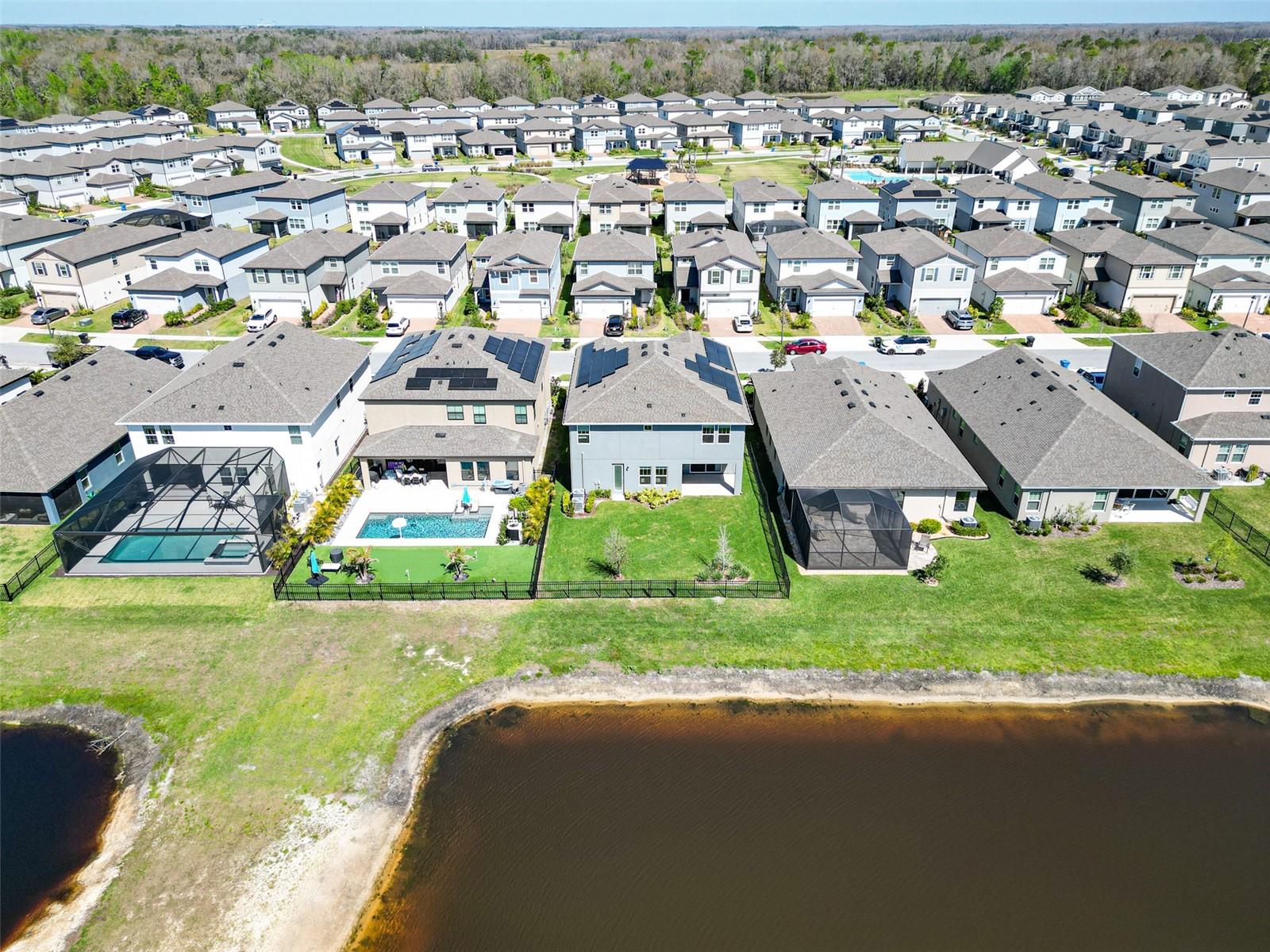 Aerial Rear / Pond