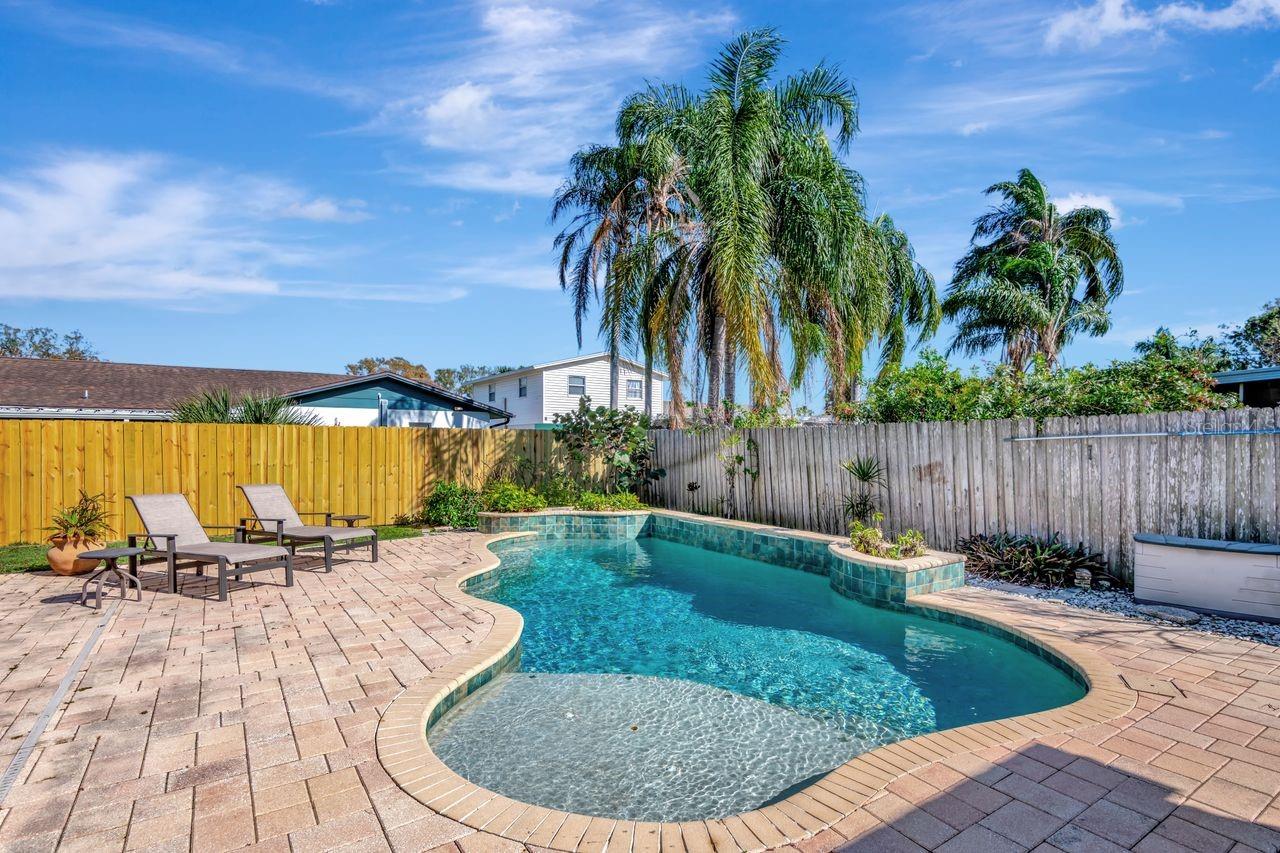 Enjoy a resort-style pool in your backyard.