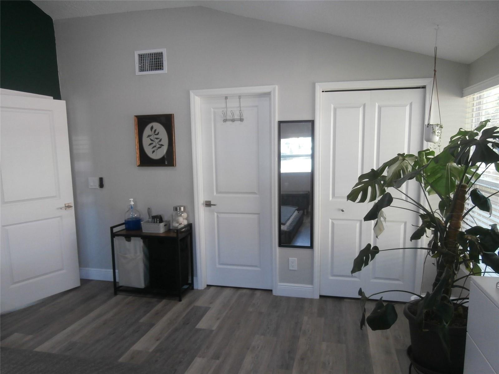 Primary bedroom with closet