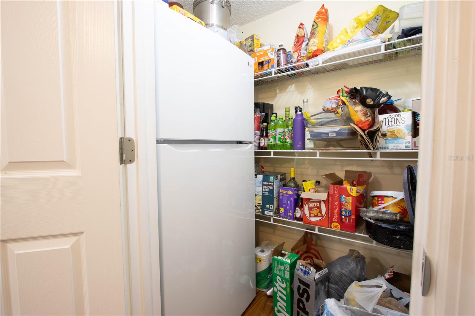 2nd refrigerator in pantry room