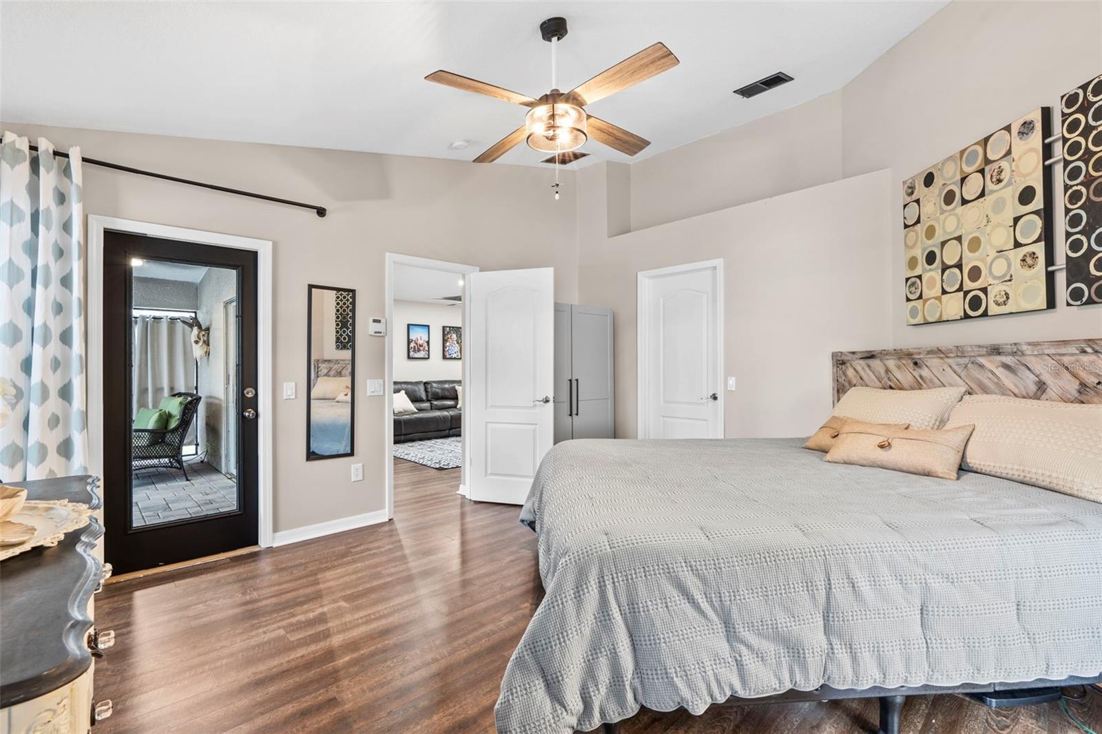 Primary Bedroom with Access to Pool