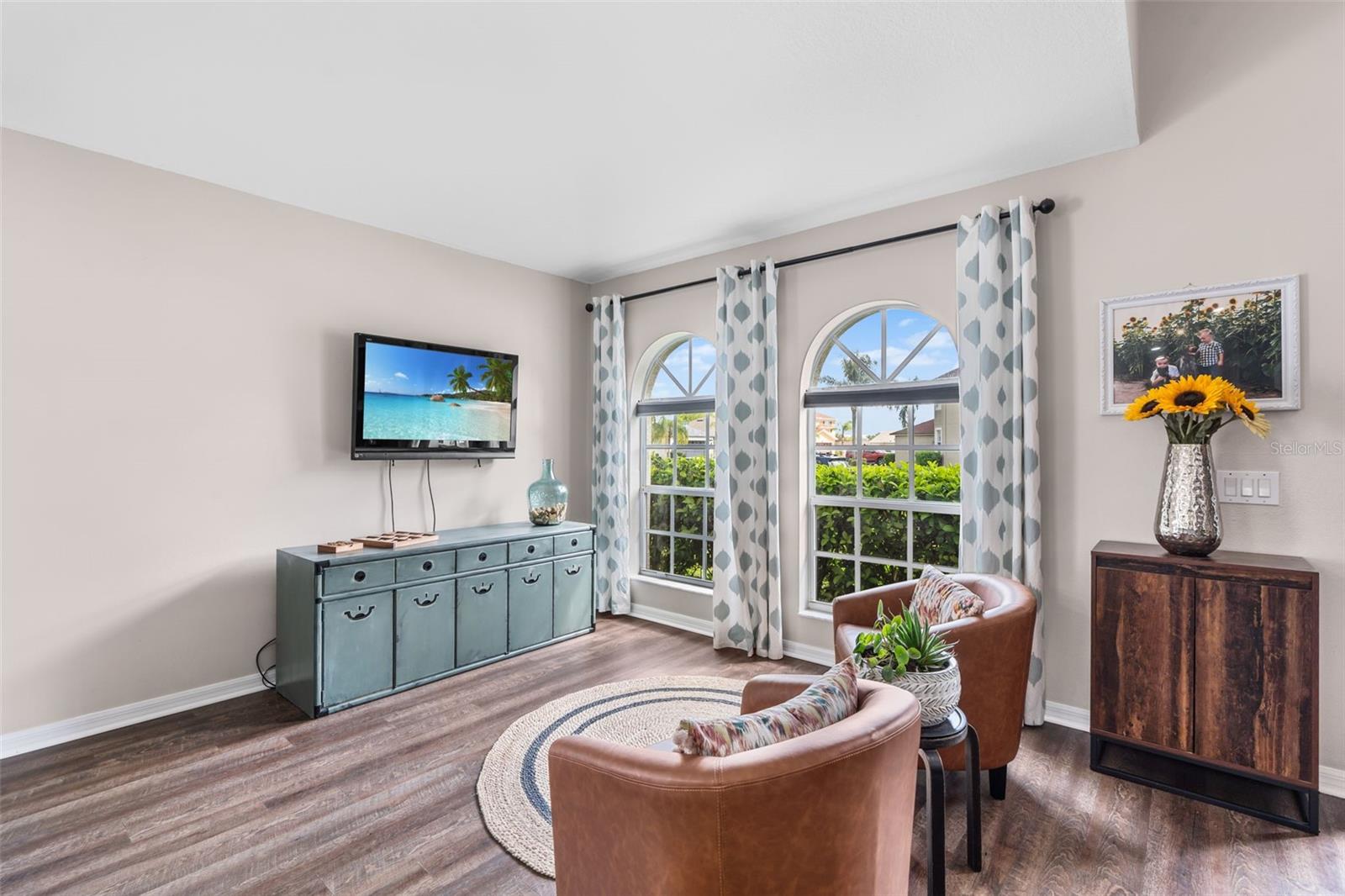 Cozy TV Area/Game Room