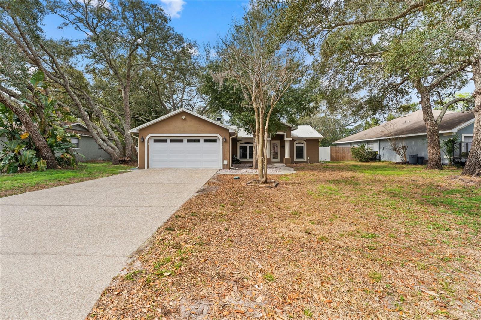 Extended large driveway