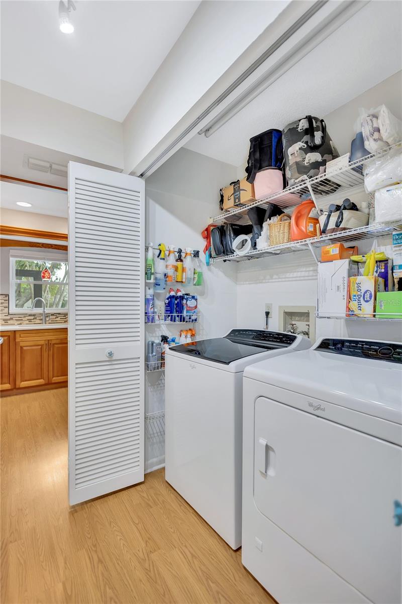 Laundry closet