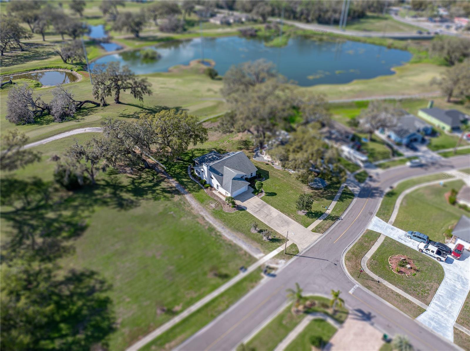 View of home from the sky at SE corner