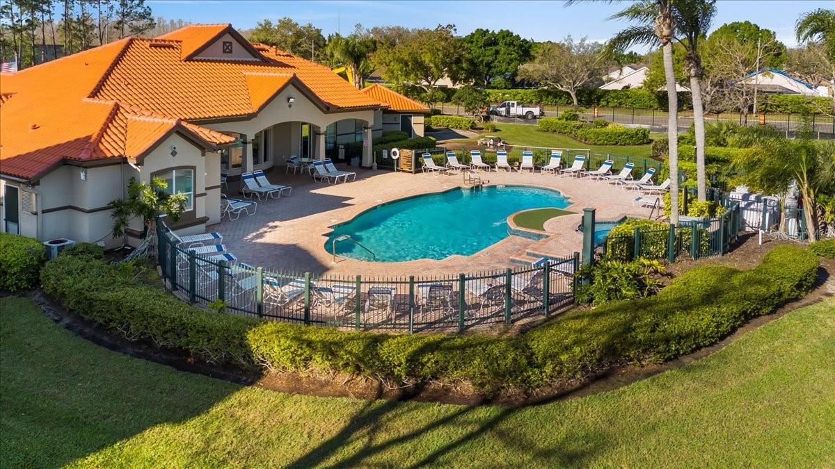 Clubhouse & pool area