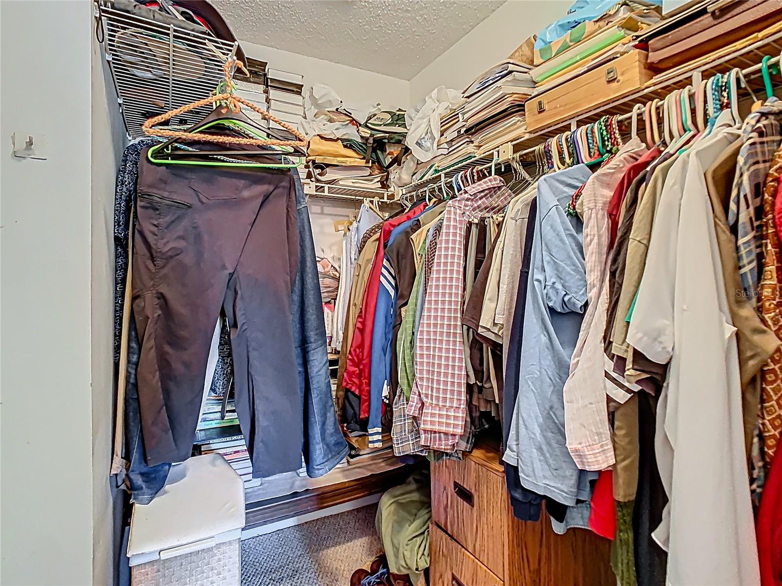 Primary walk-in closet