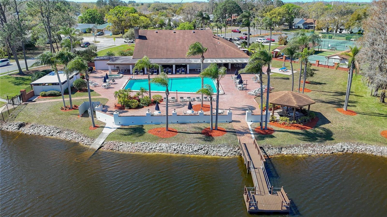 Pool overlooking Lake