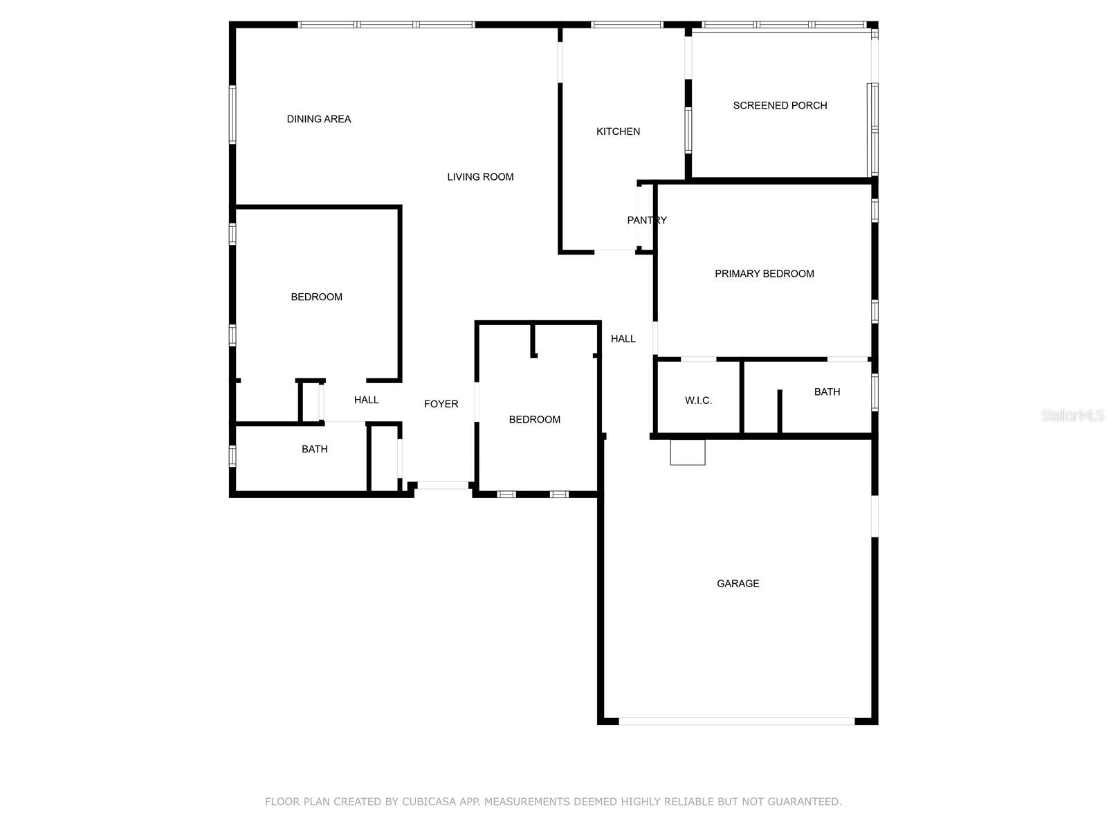 Split floor plan, great for the whole family!