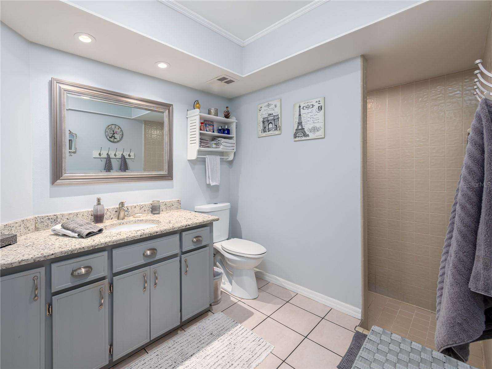 Primary Bathroom with Large Walk In Shower