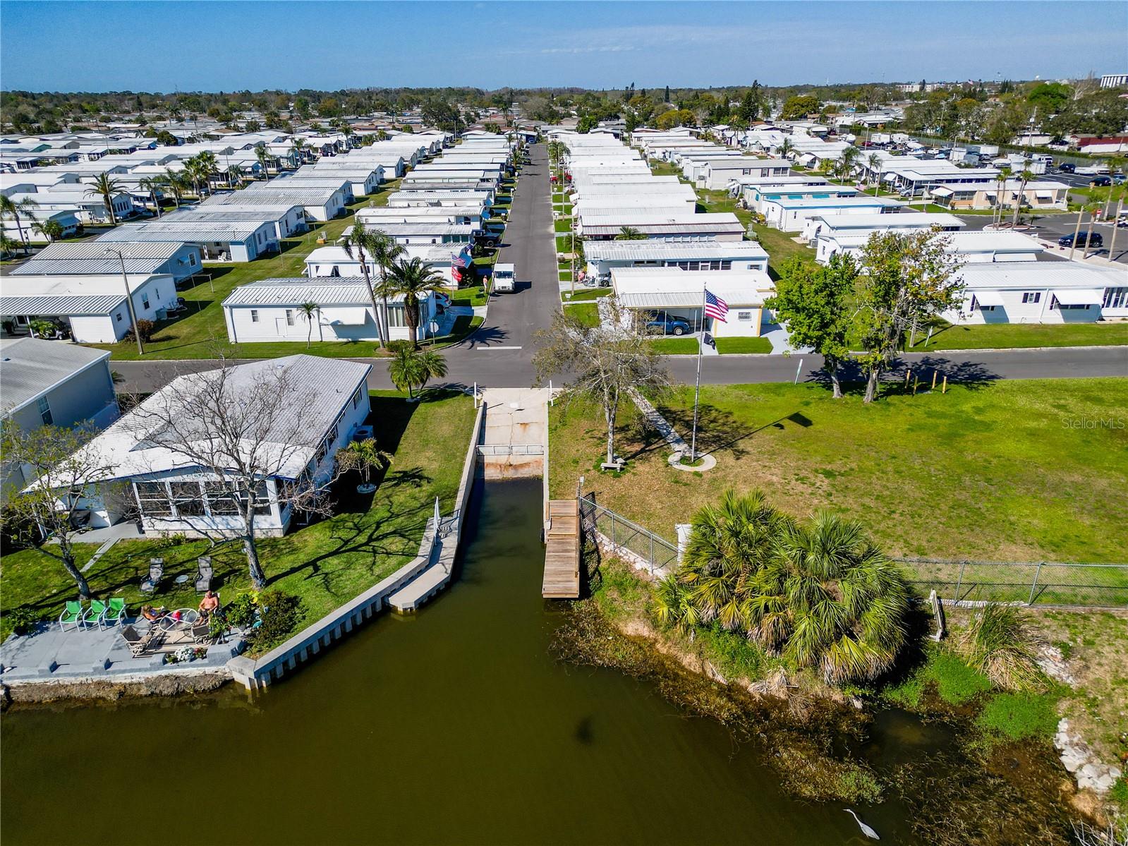 Community boat ramp