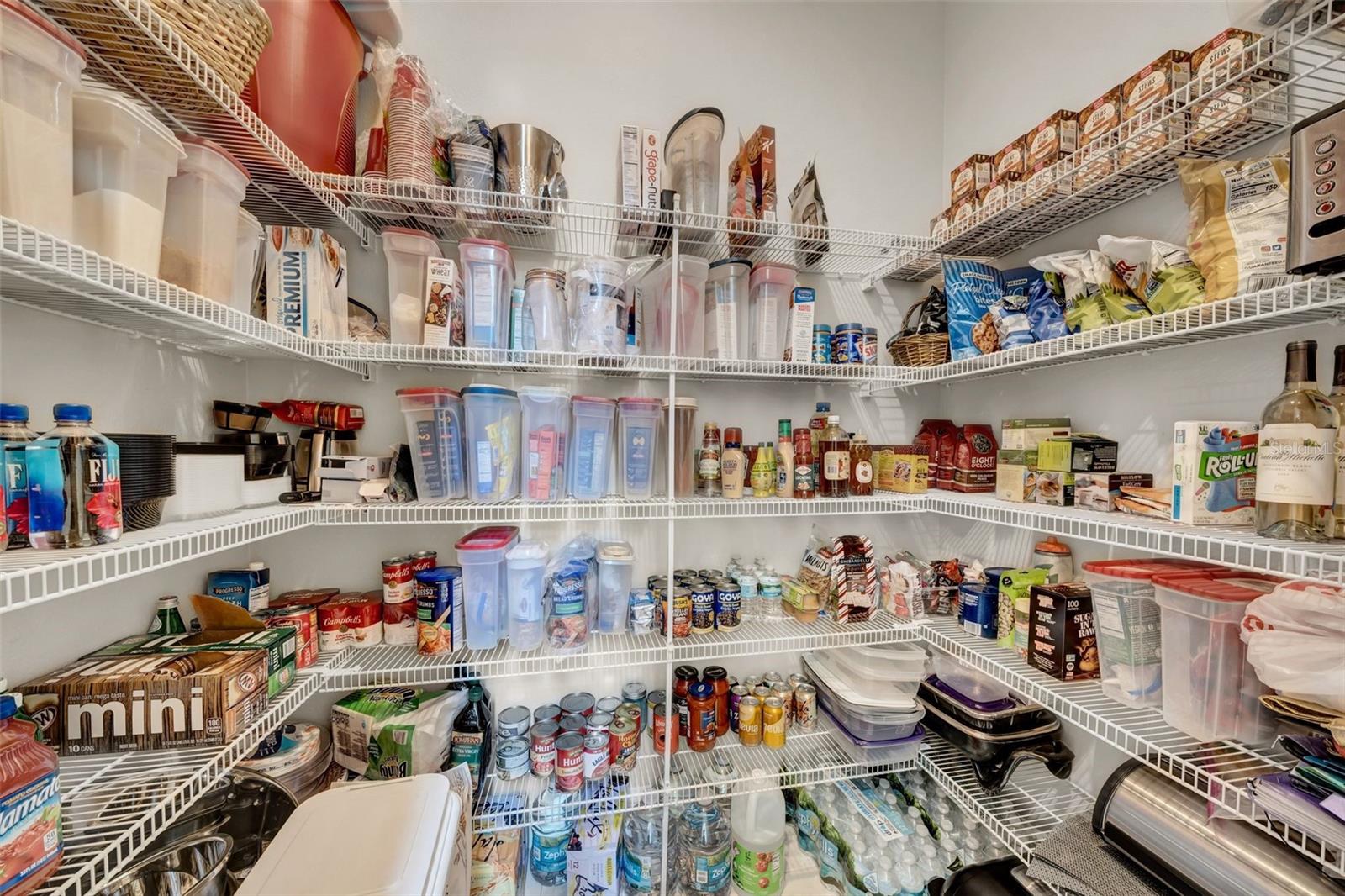 Large walk-in pantry