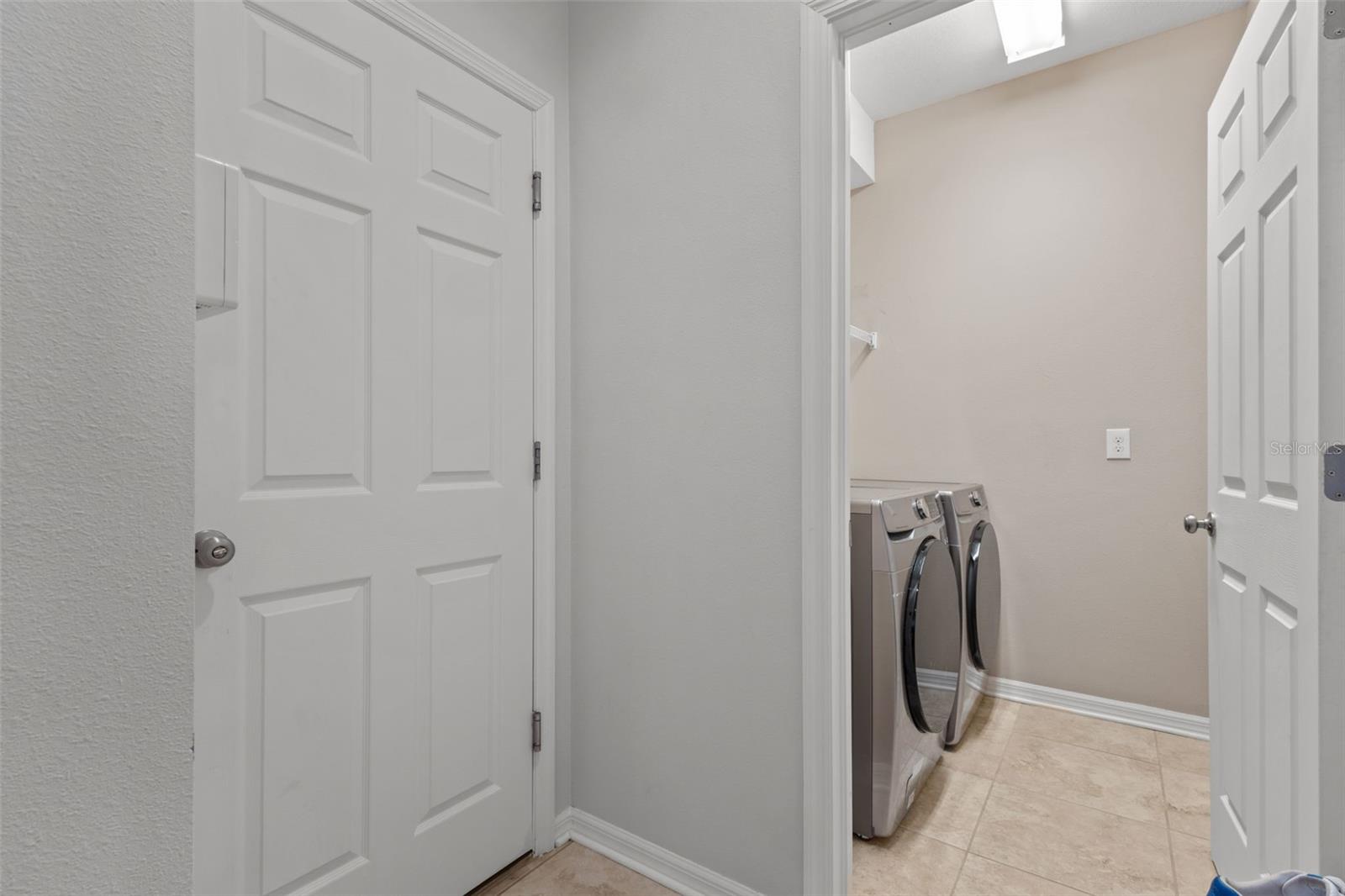 Foyer to laundry room