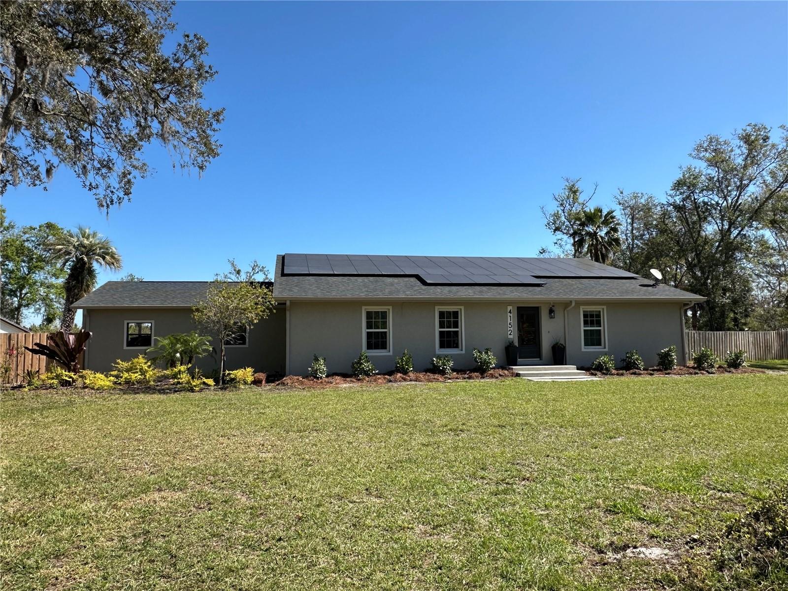 Front of  the home