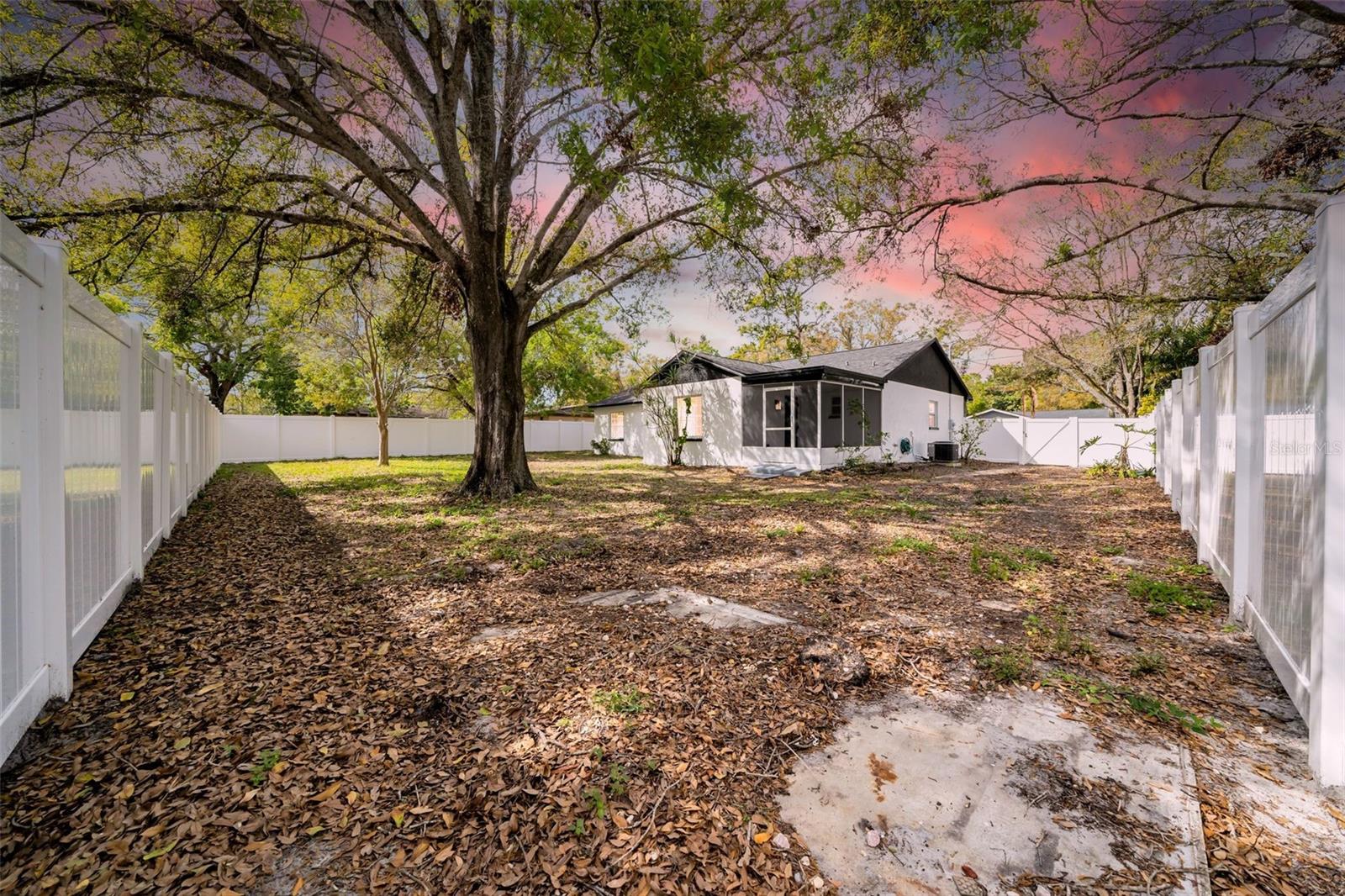 Fenced Backyard