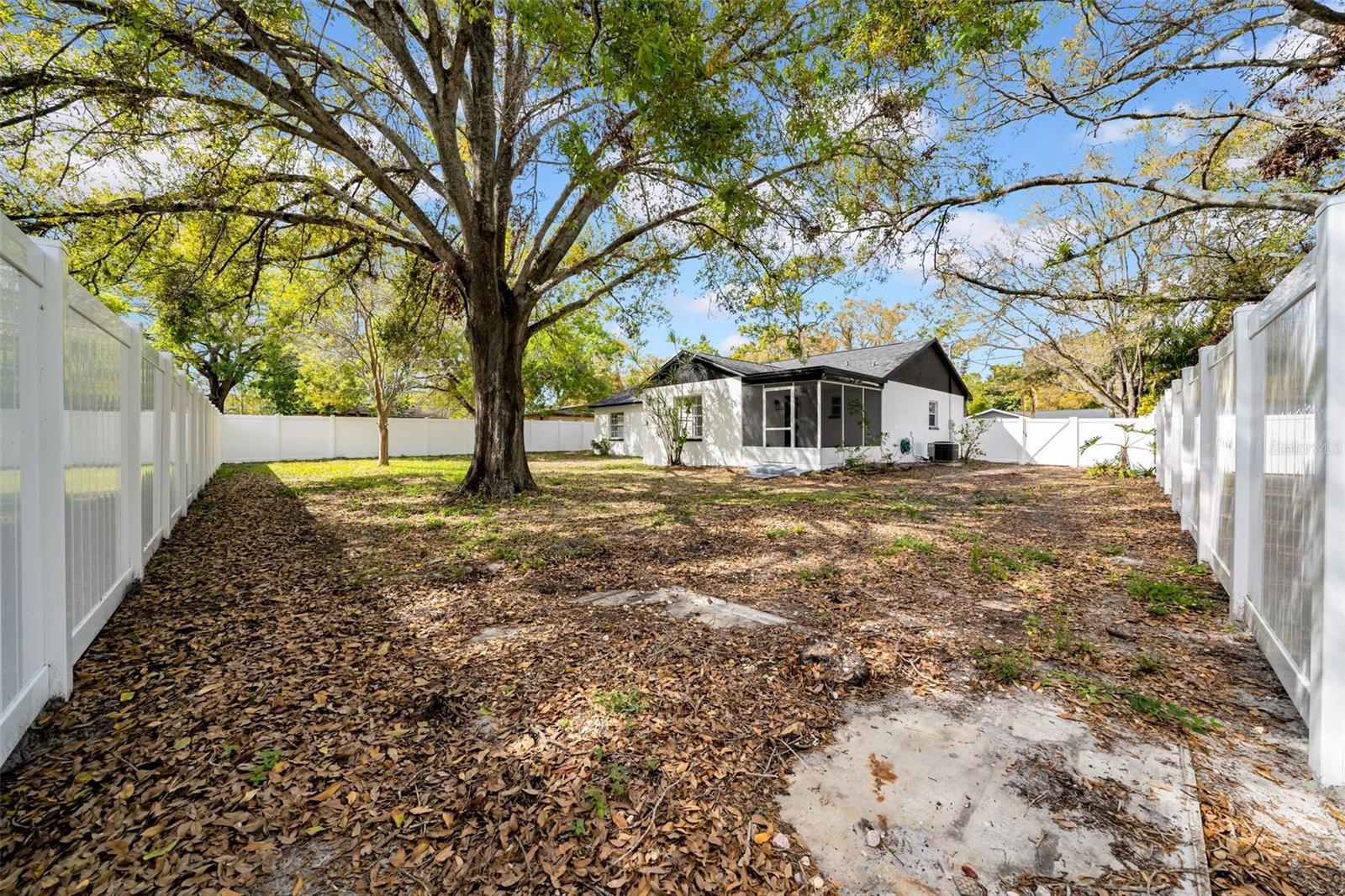 Fenced Backyard