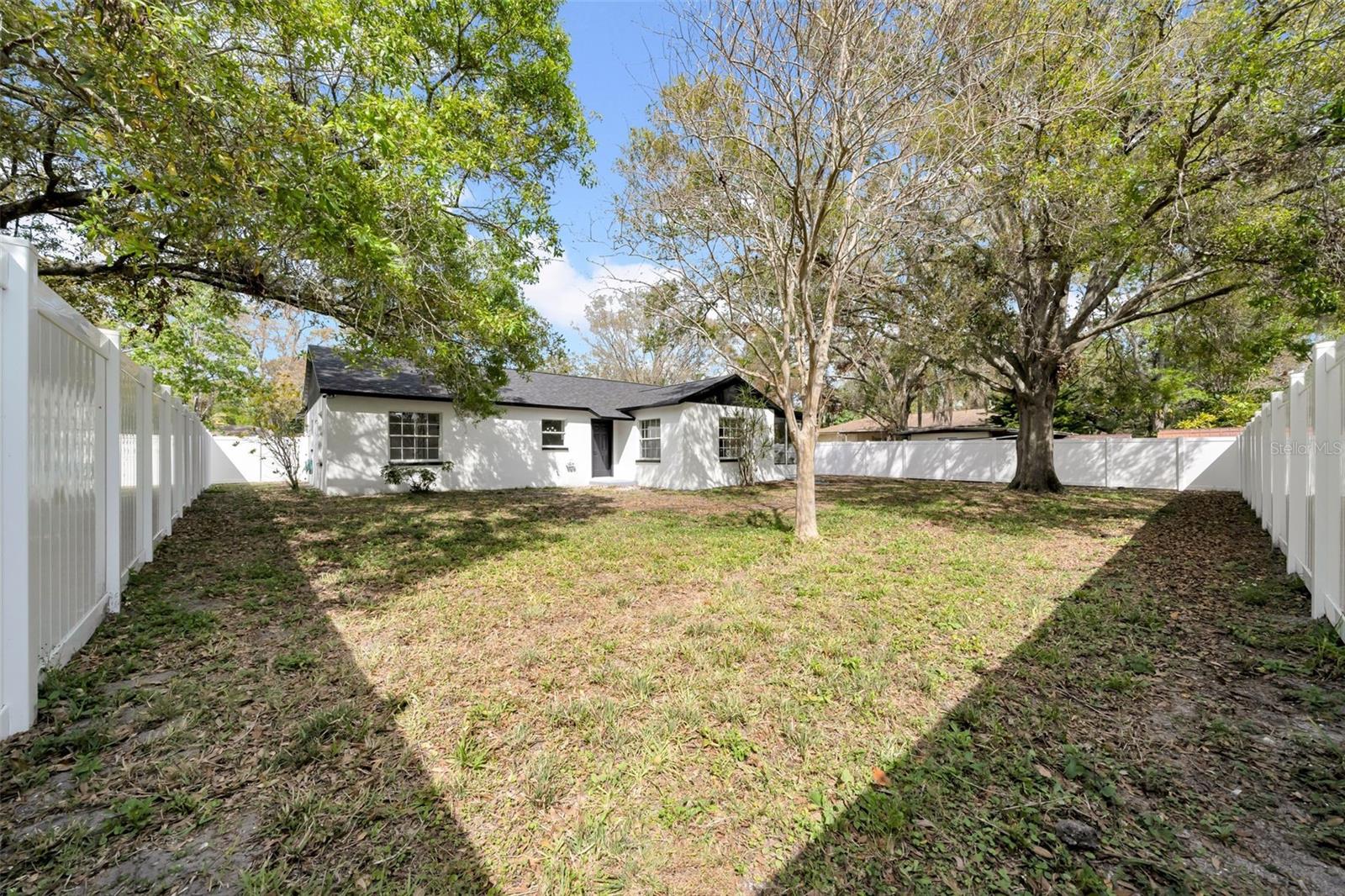 Fenced Backyard