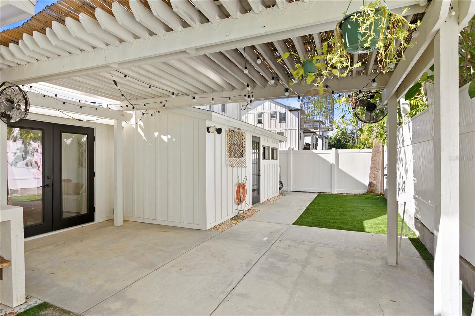 Back Patio (prior to storm)