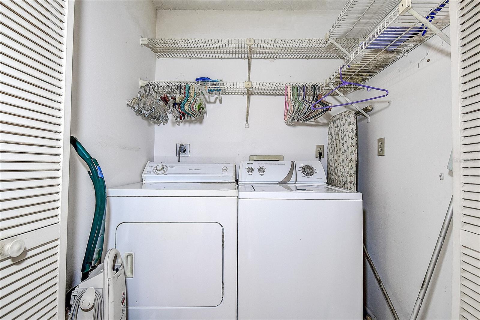 Indoor Laundry Closet