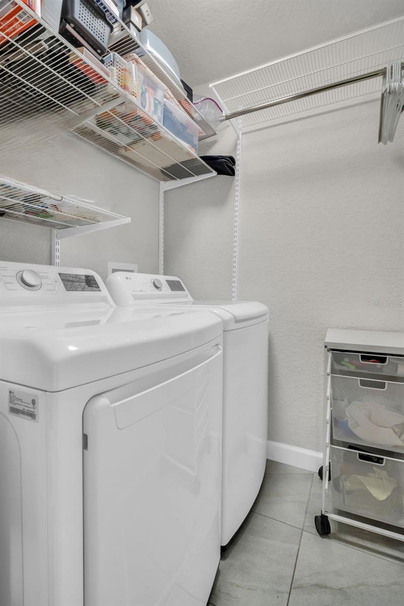 Convenient & oversized indoor laundry room~