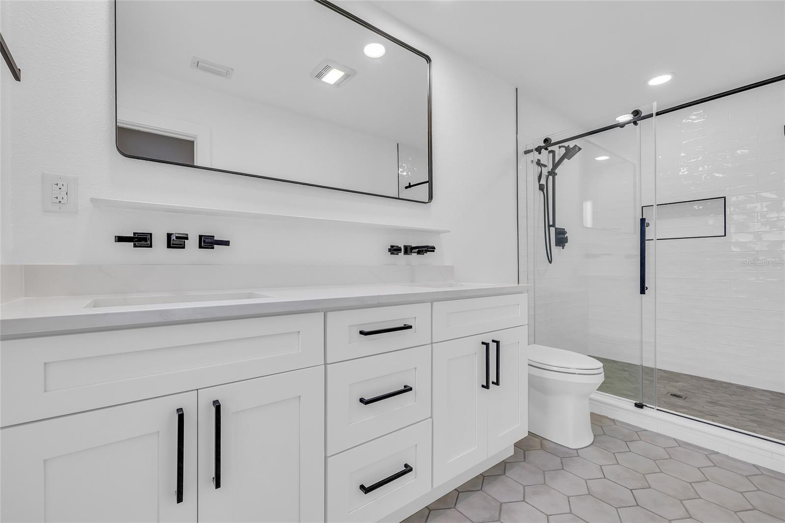 Master Bath with Double Sinks